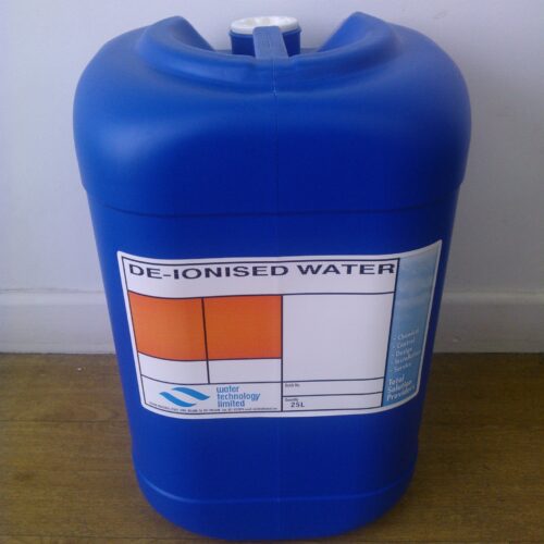 Deionised water 25 lts