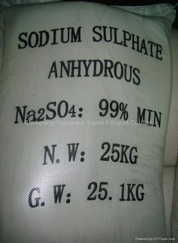 Sodium Sulfate Anhydrous Sodium Sulfate Anhydrous