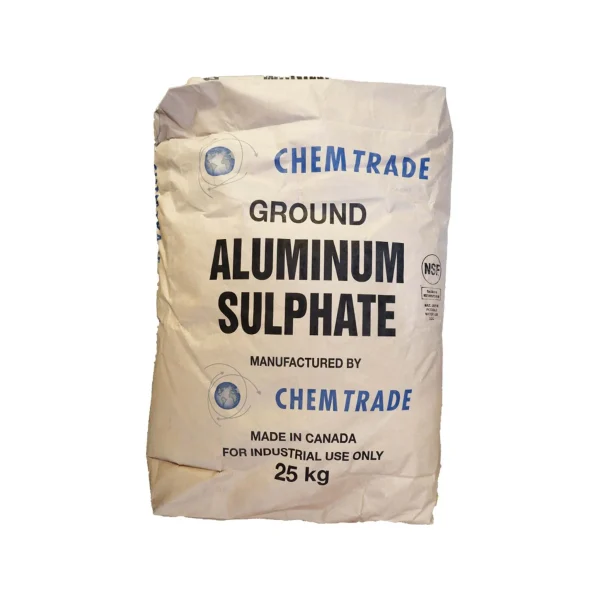 Aluminium sulphate industrial coagulant granules used in water treatment, wastewater clarification, and paper manufacturing supplied by System Star Industrial in East Africa
