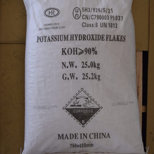 Potassium hydroxide alkaline chemical for soap manufacturing, chemical processing, and industrial applications supplied by System Star Industrial in East Africa