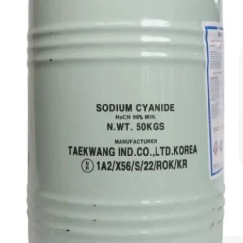 Sodium cyanide white crystalline industrial chemical used in mining and metal processing supplied under strict safety standards in East Africa