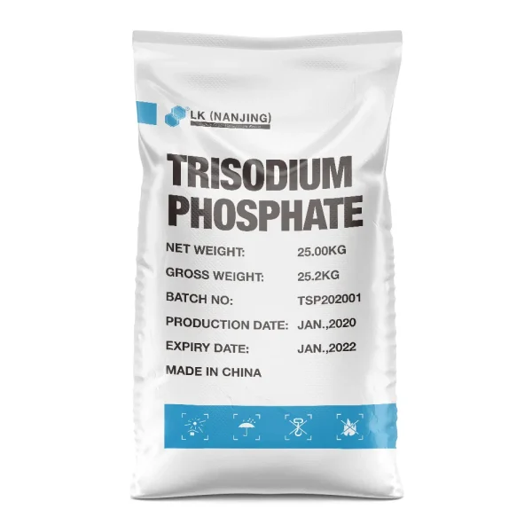 Trisodium phosphate white crystalline powder used in industrial cleaning, detergents, water treatment, and food processing supplied by System Star Industrial in East Africa