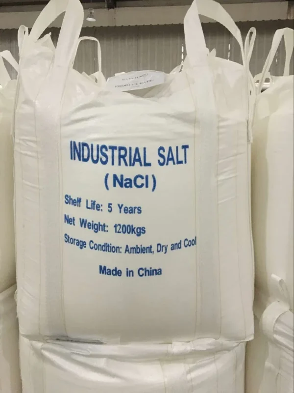 Industrial salt white crystalline material used in water treatment, detergent manufacturing, and industrial processing supplied by System Star Industrial in East Africa