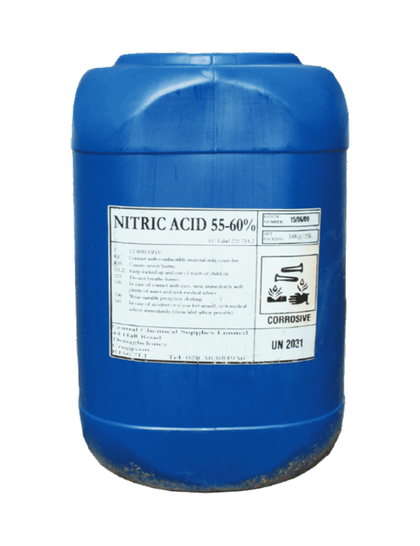 Nitric acid industrial chemical for metal treatment, laboratory use, and chemical manufacturing supplied by System Star Industrial in East Africa