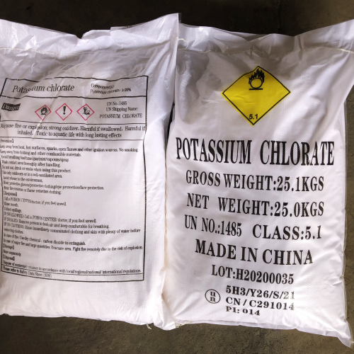Potassium chlorate oxidizing chemical for industrial processing, textile applications, and laboratory use supplied by System Star Industrial in East Africa