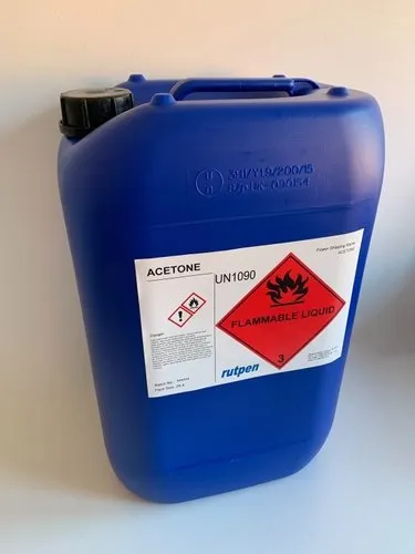 Acetones Acetone solvent for industrial cleaning, paint thinning, and chemical applications supplied by System Star Industrial in East Africa
