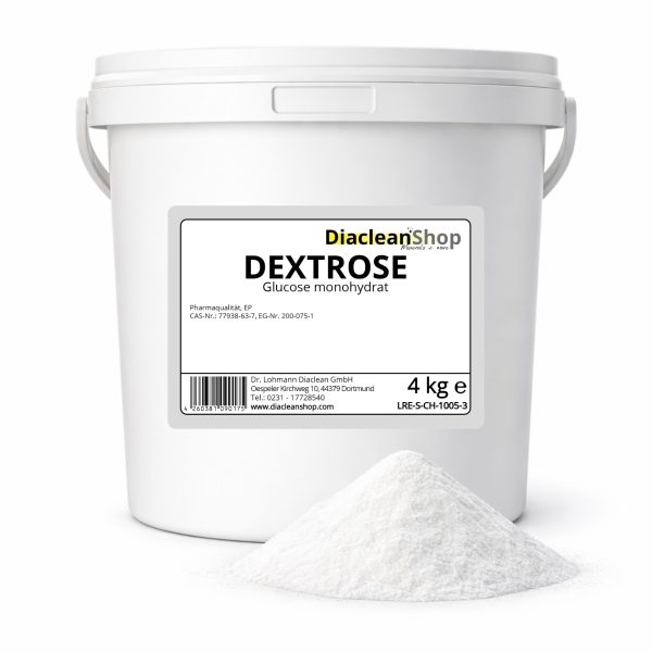 Dextroses white crystalline powder used in food processing, beverages, baking, pharmaceuticals, and fermentation applications supplied by System Star Industrial in East Africa