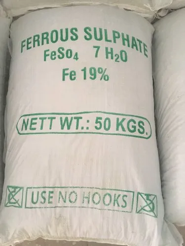 Ferrous sulphate greenish crystalline powder for agriculture, water treatment, feed, and industrial applications supplied by System Star Industrial in East Africa