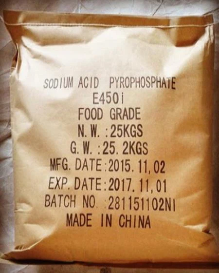 Sodium acid pyrophosphate white powder used in baking, meat processing, seafood processing, and food manufacturing supplied by System Star Industrial in East Africa