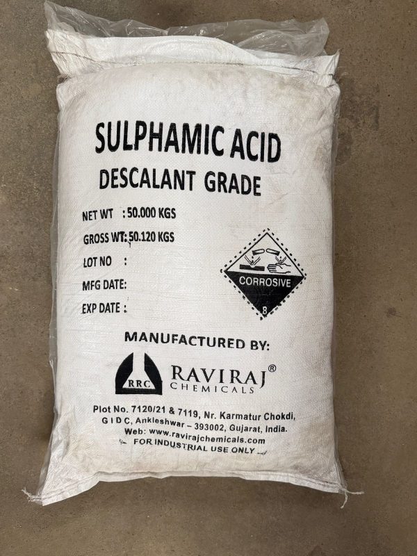 Sulphamic Acids Sulphamic acid white crystalline powder used for industrial cleaning, boiler descaling, and rust removal supplied by System Star Industrial in East Africa